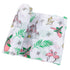 Gift Set: Florida Baby Muslin Swaddle Blanket and Burp Cloth/Bib Combo (Floral) Newborn Essentials for Feeding and Comfort