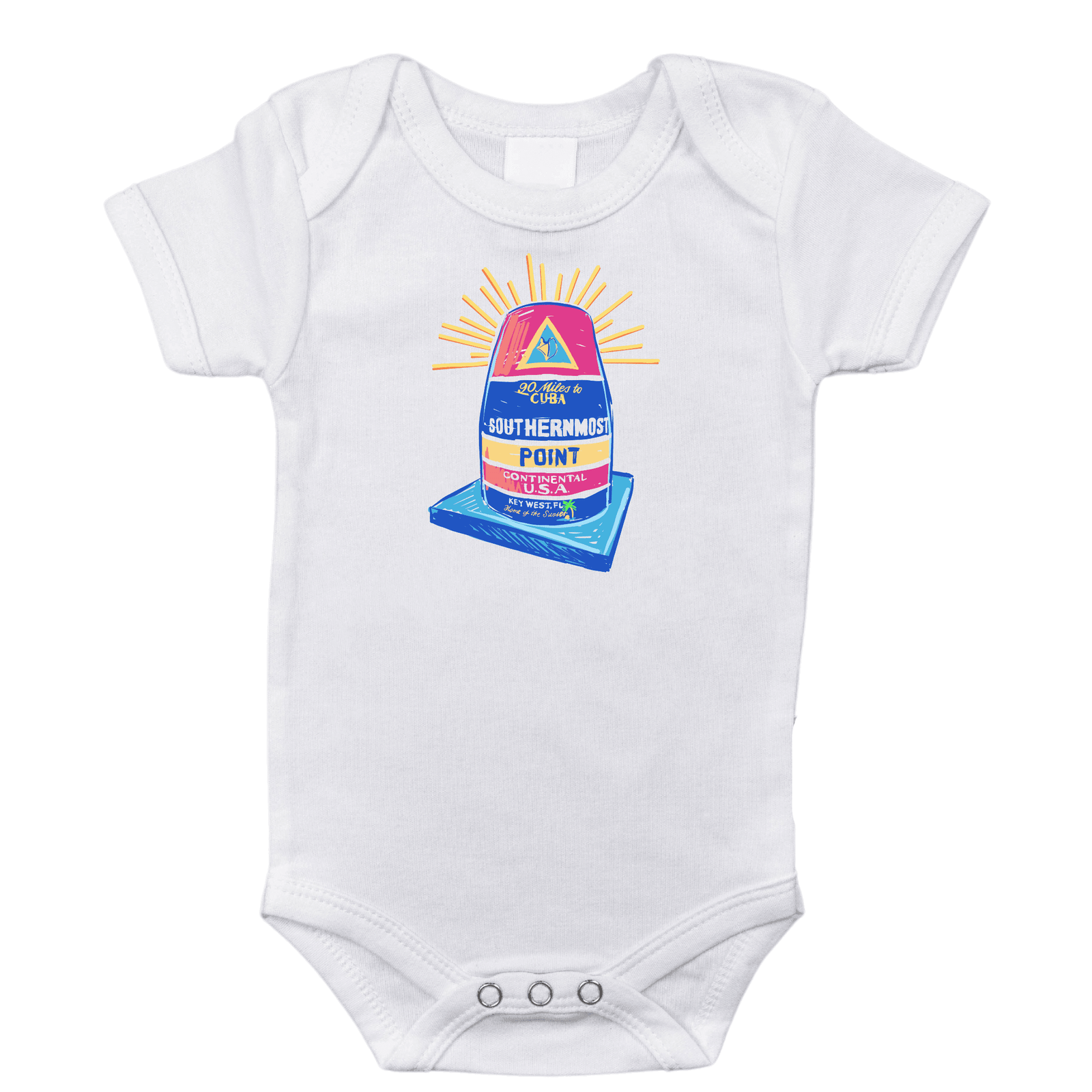 Florida Key West Baby Onesie