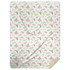 Florida Pink Plush Throw Blanket 60x80 Nostalgic Hometown Keepsake