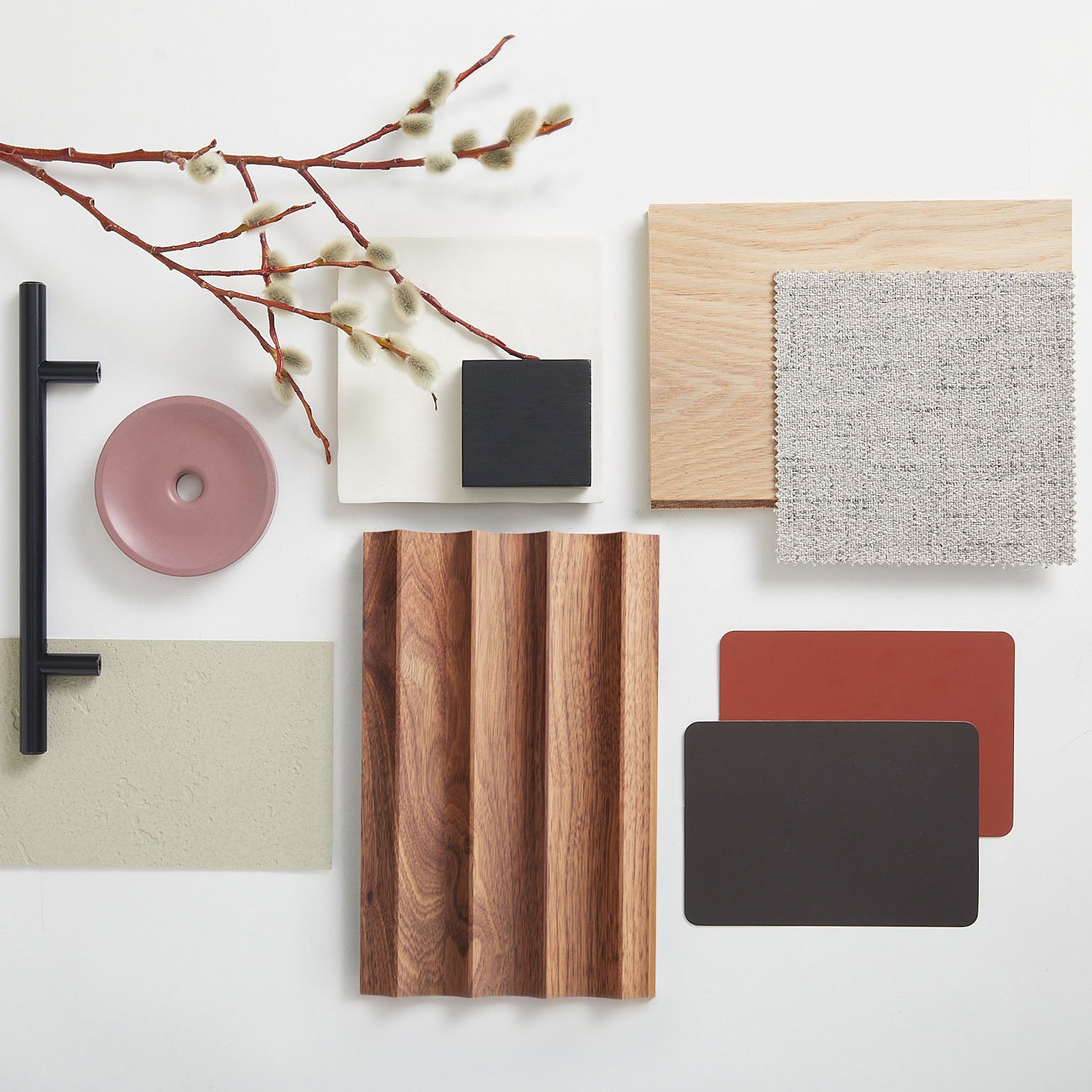 Fluted Wood Panel Samples