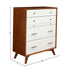 Flynn Chest, Chestnut/White
