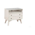 Flynn Large Nightstand, White