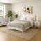 Flynn Panel Bed, White - Tundra Globe