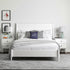 Flynn Platform Bed, White