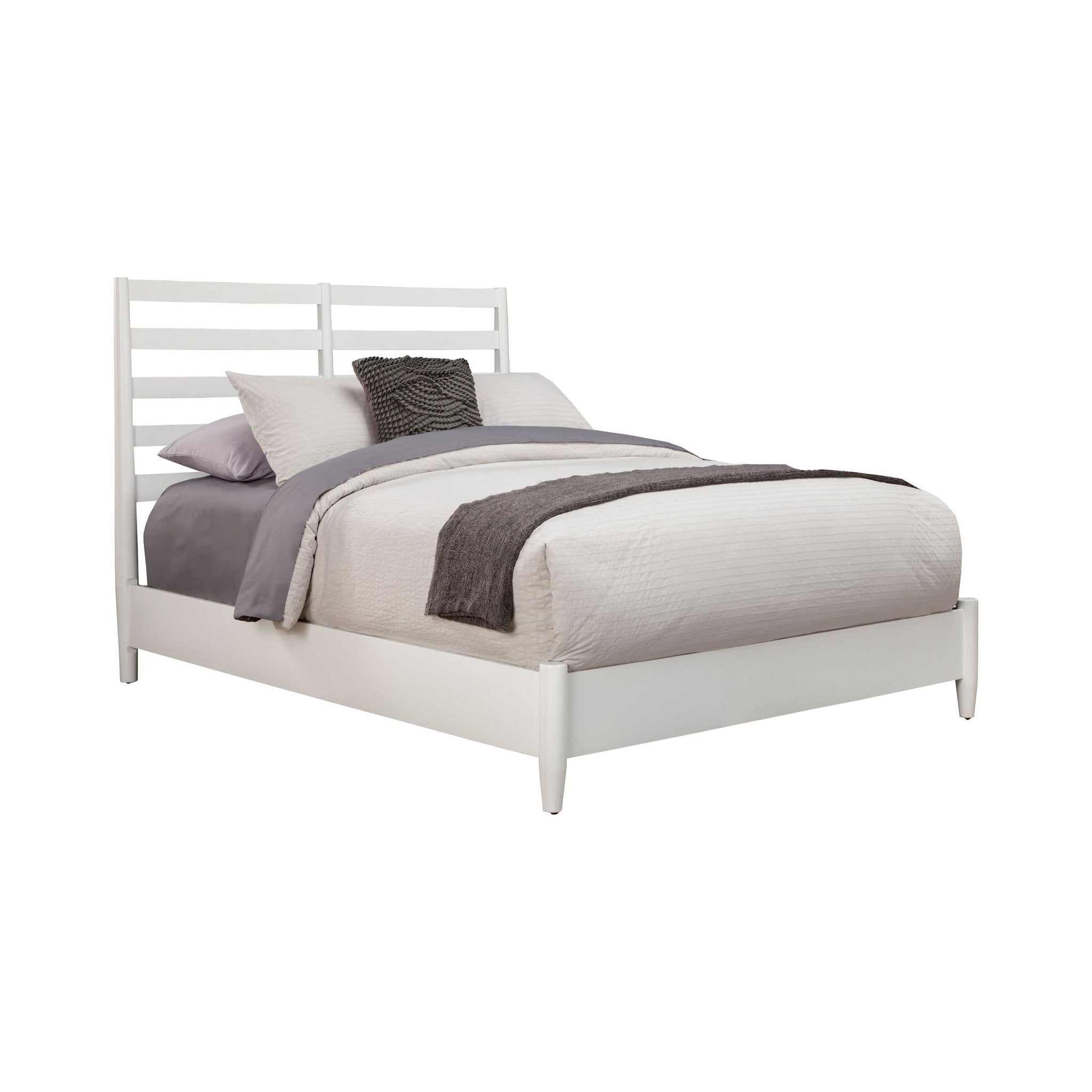 Flynn Retro Bed, White