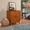 Flynn Small Bar Cabinet, Chestnut