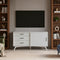 Flynn Small TV Console, White