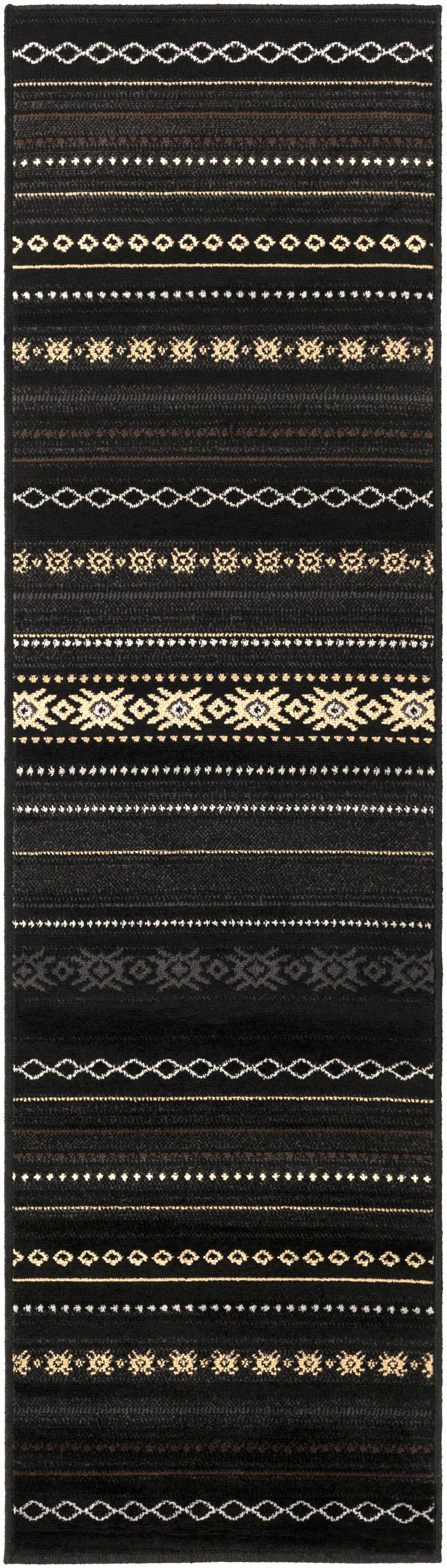 Fogertown Black Western Rug