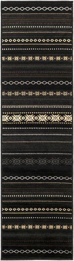 Fogertown Black Western Rug