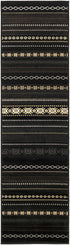 Fogertown Black Western Rug