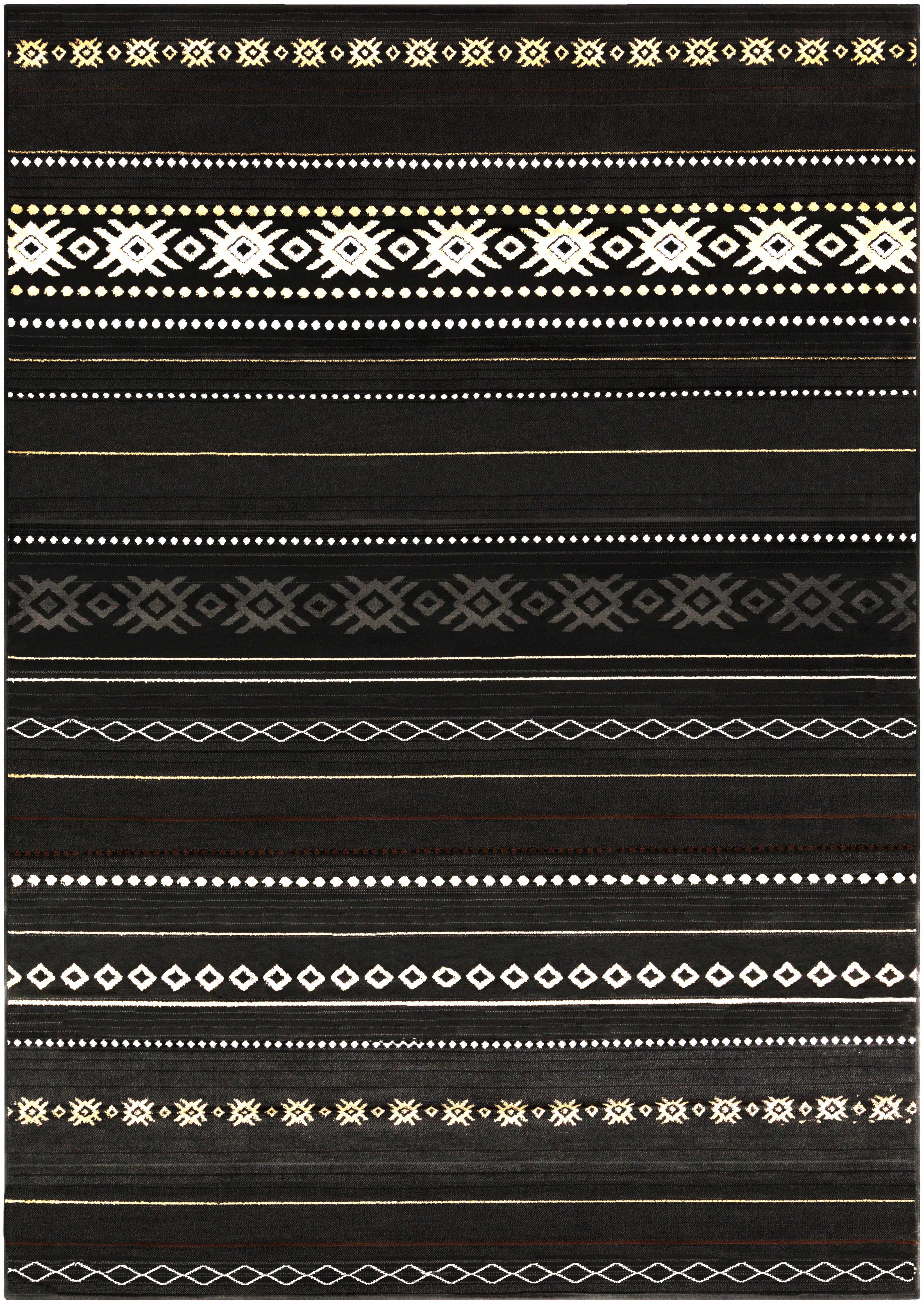 Fogertown Black Western Rug