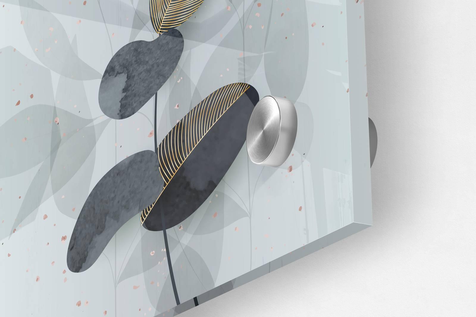 Foliage Pattern Set of 3 Prints Modern Wall Art Modern Artwork