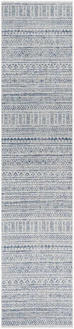 Novato Navy All Over Pattern Performance Rug