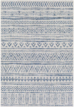 Novato Navy All Over Pattern Performance Rug