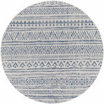 Novato Navy All Over Pattern Performance Rug