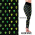 Little Green Aliens  Leggings with Pockets