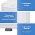 Free Standing Upright Freezer with Removable Shelf, Adjustable Thermostat, Compact Reversible Single Door Vertical Freezers