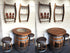 Handcrafted Wine Barrel Bar Set #2 - Whiskey & Wine Barrel Bar with Pub Table and Bar Stools for Home Bar Decor