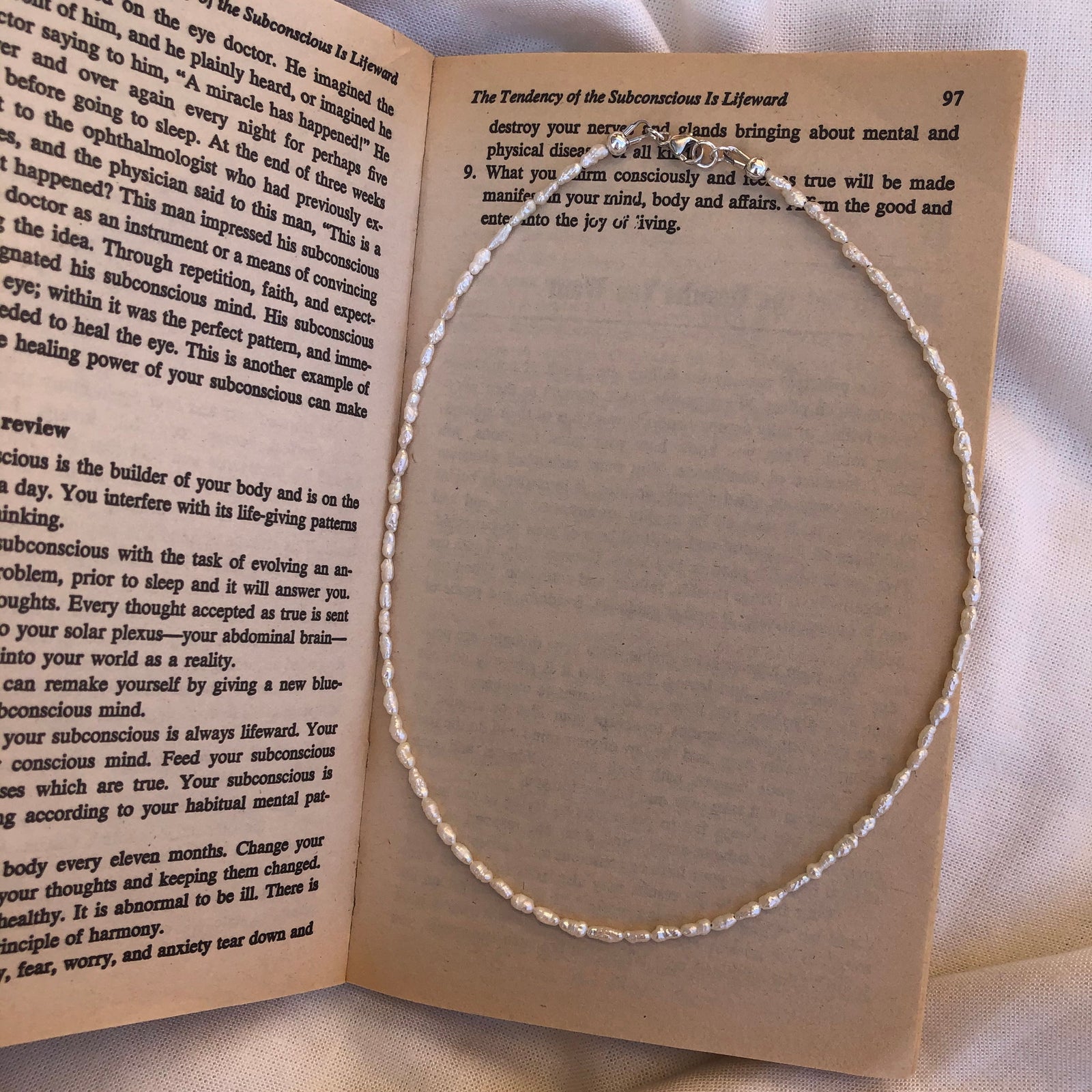 Petite Vintage Pearl Necklace