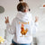 Funny F-Caw-F Chicken Back Print Kids Hoodie