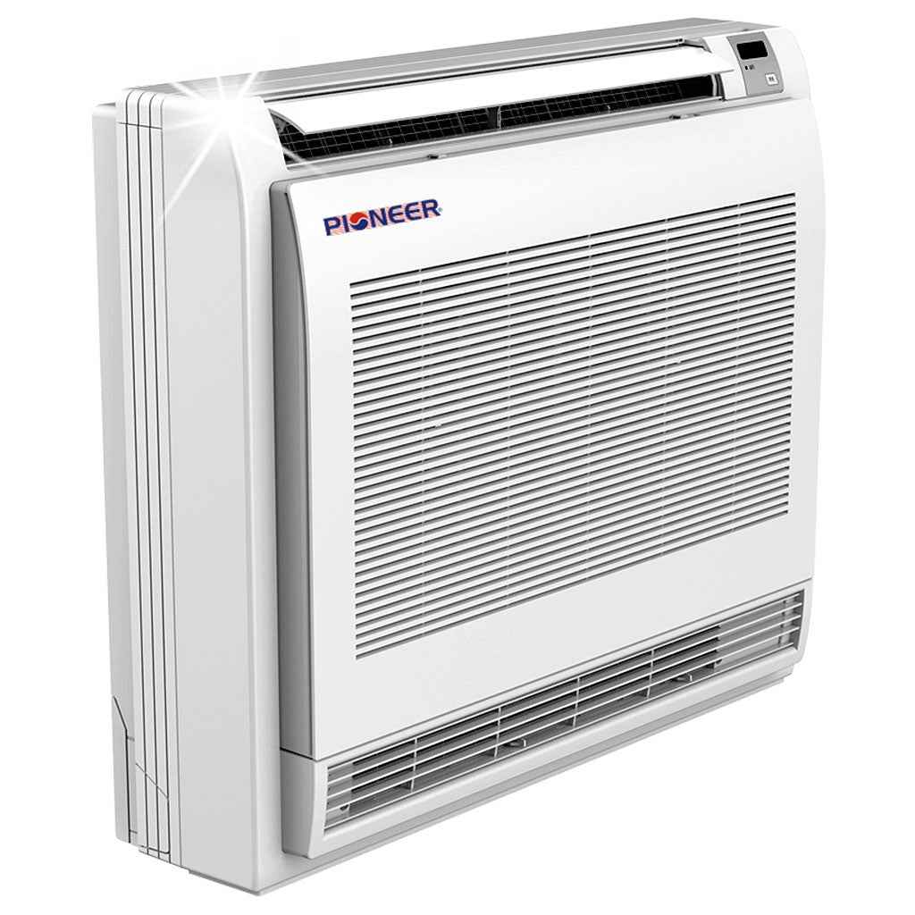Pioneer® Quantum Ultra™ 12,000 BTU 24.6 SEER2 230V Floor/Low-Wall Mounted Console Ductless Mini-Split Air Conditioner Inverter Heat Pump Full Set