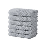Cotton Diamond Waffle Weave Bath Towel Set - Grayson Collection