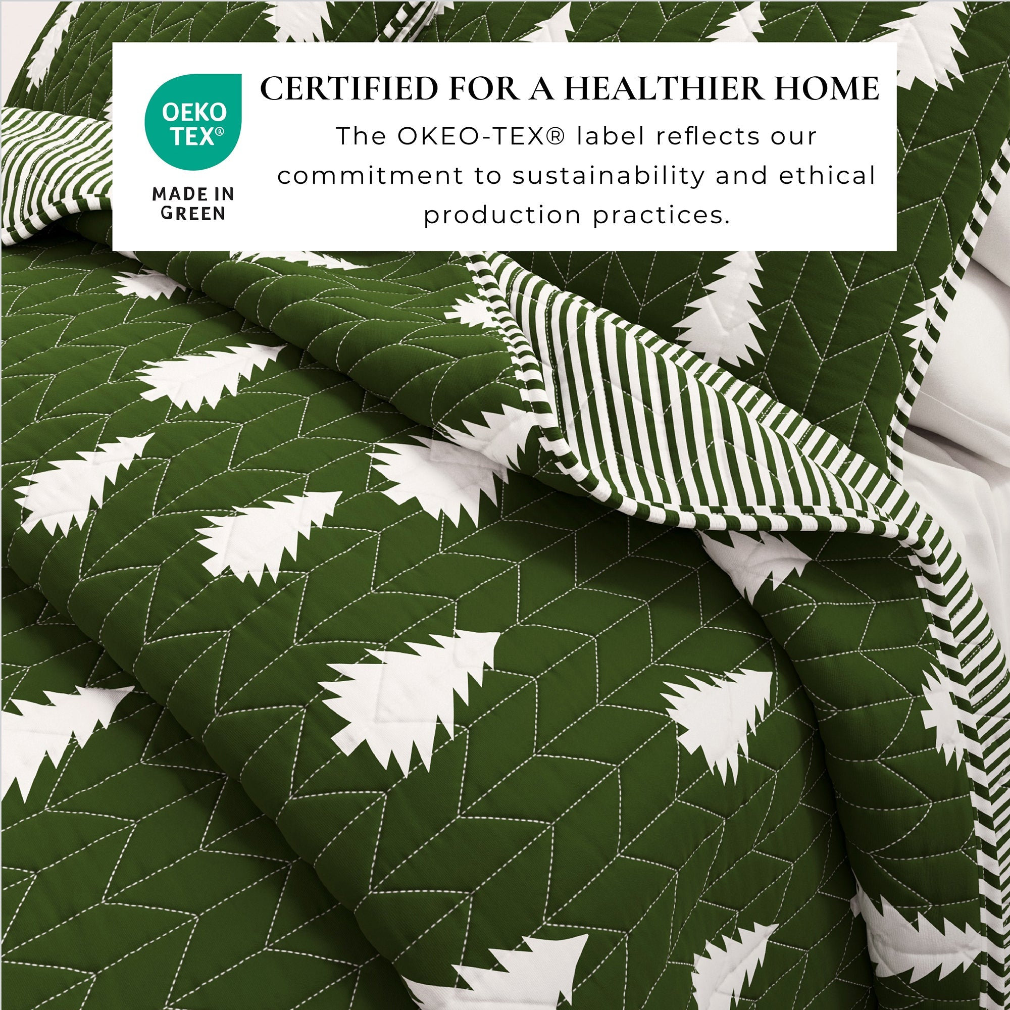 3 Piece Lodge Printed Quilt - Arrowhead