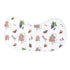 Gift Set: Alabama Floral Baby Muslin Swaddle Blanket and Burp Cloth/Bib Combo