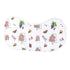 Gift Set: Alabama Floral Baby Muslin Swaddle Blanket and Burp Cloth/Bib Combo Baby Shower Essential for Newborn