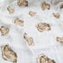 Gift Set: Aw Shucks! Oyster Baby Muslin Swaddle Blanket and Burp Cloth/Bib Combo Baby Shower Essential for Newborn
