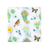 Gift Set: Cactus Blossom Baby Muslin Swaddle Blanket and Burp/Bib Combo