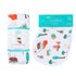 Gift Set: California Baby Muslin Swaddle Blanket and Burp Cloth/Bib Combo