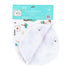 Gift Set: California Baby Muslin Swaddle Blanket and Burp Cloth/Bib Combo