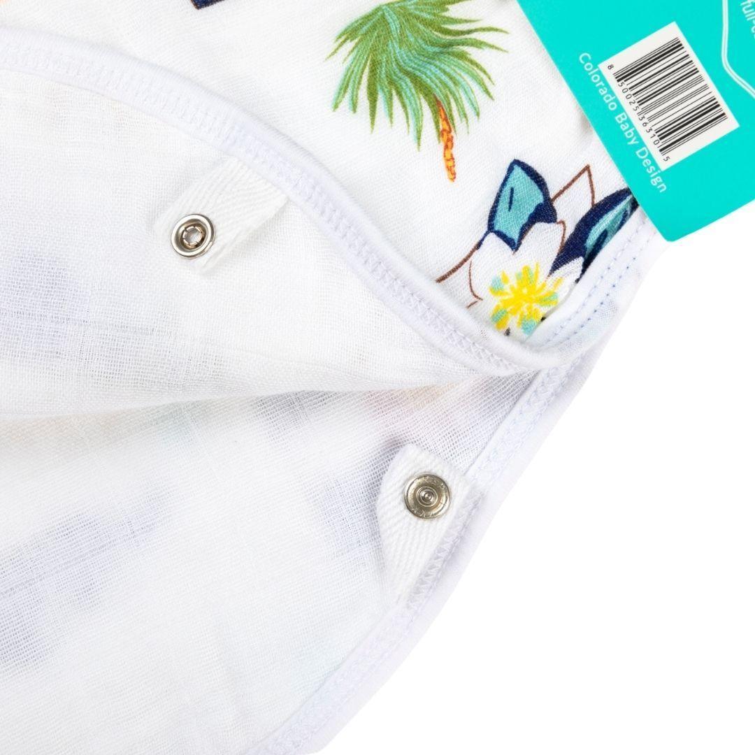 Gift Set: Colorado Baby Muslin Swaddle Blanket and Burp Cloth/Bib Combo