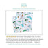 Gift Set: Florida Baby Muslin Swaddle Blanket and Burp Cloth/Bib Combo (Floral)