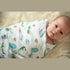 Gift Set: Florida Baby Muslin Swaddle Blanket and Burp Cloth/Bib Combo