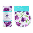 Gift Set: Irises Baby Muslin Swaddle Blanket and Burp Cloth/Bib Combo