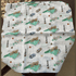 Gift Set: North Carolina Baby Muslin Swaddle Blanket and Burp Cloth/Bib Combo