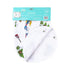 Gift Set: Ohio Baby Muslin Swaddle Receiving Blanket and Burp Cloth / Bib Combo