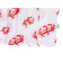 Gift Set: Pink Crab Baby Muslin Swaddle Blanket and Burp Cloth/Bib Combo