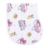 Gift Set: Texas Baby Girl Muslin Swaddle Blanket and Burp Cloth/Bib Combo Extra Large Bamboo Cotton