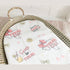 Gift Set: Texas Baby Girl Muslin Swaddle Blanket and Burp Cloth/Bib Combo