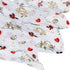 Gift Set: Virginia Baby Muslin Swaddle Blanket and Burp Cloth/Bib Combo (Floral)