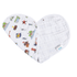 GiftSet: Austin Baby Muslin Swaddle Blanket and Burp Cloth/Bib Combo
