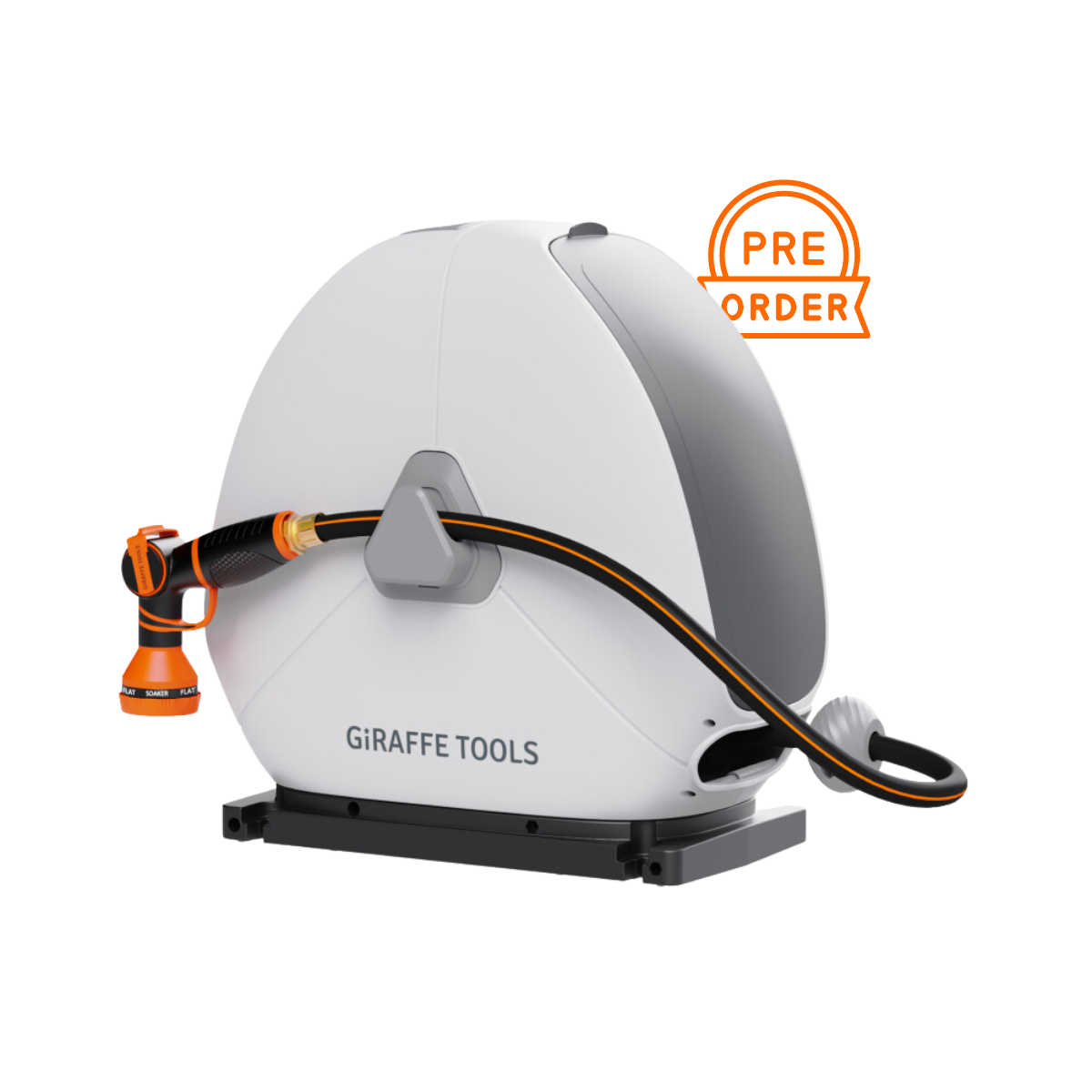 Ground-Mounted Retractable Hose Reel