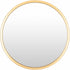Guindarohan Gold Frame Round Mirror