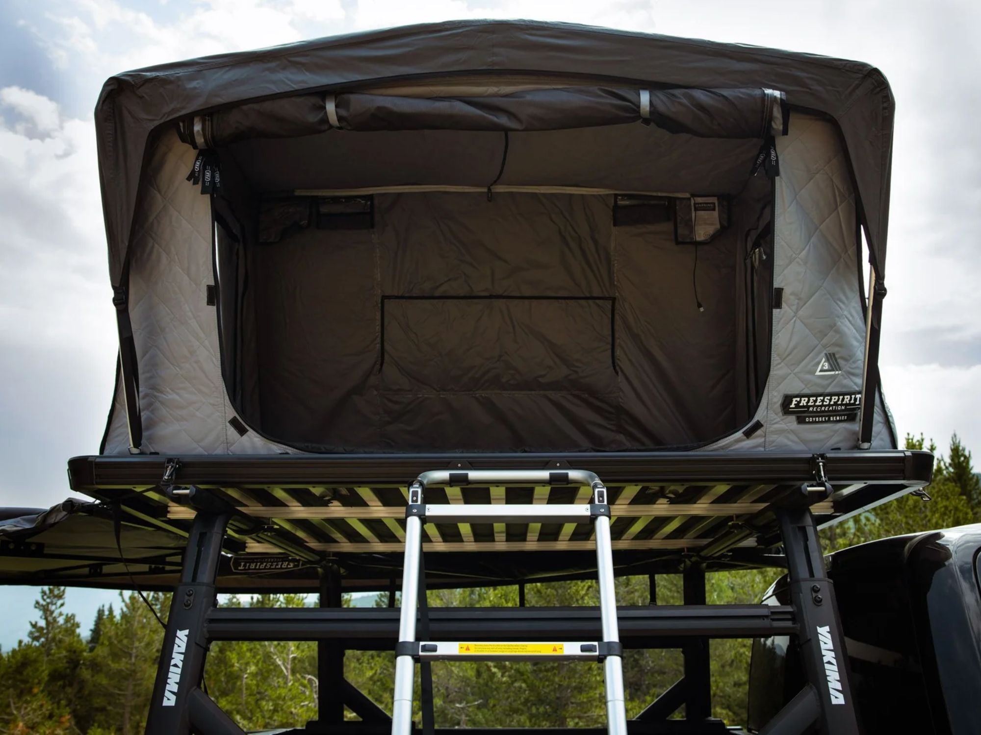 goFSR Odyssey Series 55" Rooftop Tent: 2-3 Person