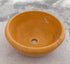 Natural Golden Sienna Natural Stone Vessel Sink Honed and Filled  (D)16" (H)6"