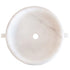 Calacatta White Marble Vessel Saucepan Shape Above Vanity Bathroom Sink (D)17" (H)6"