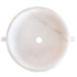 Natural Stone White Marble Vessel Sink Bowl Polished (D)17" (H)6"